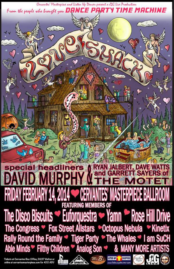 The Love Shack - 2/14/14 in Denver, Colorado