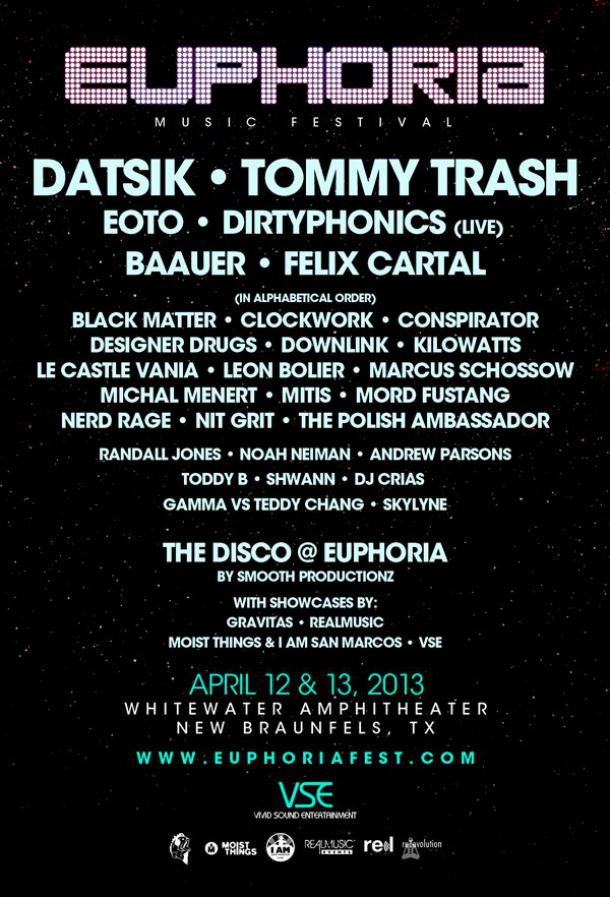 Euphoria announces more performers
