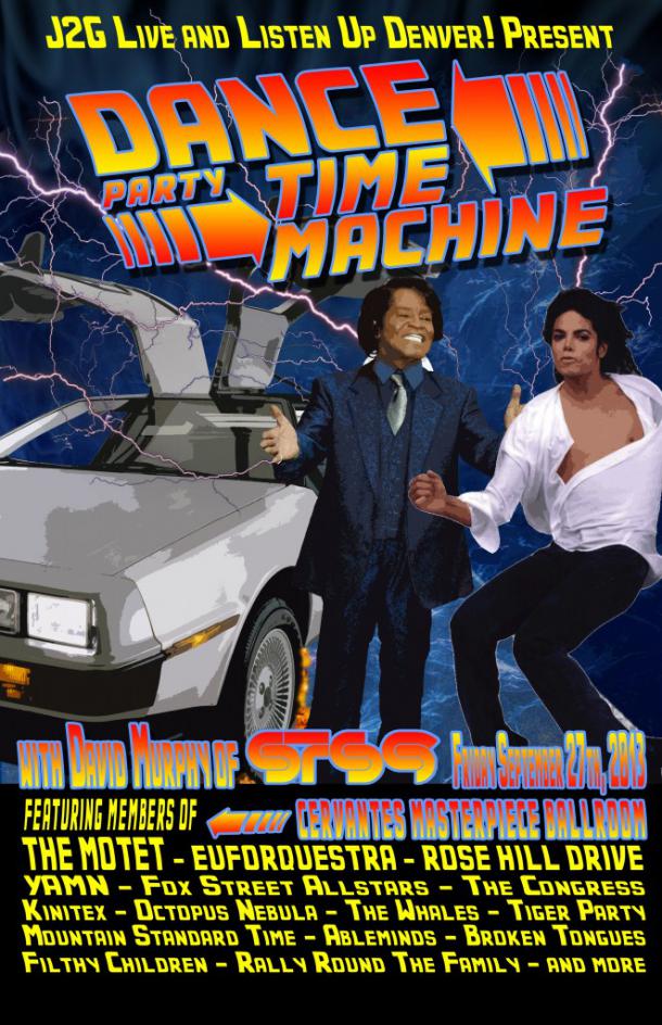 The guys will Fire Up The "Dance Party Time Machine"
