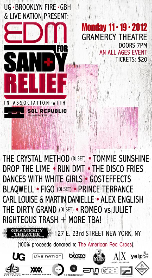 EDM for Sandy Relief