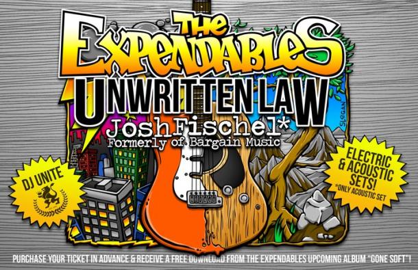 The Expendables with Unwritten Law on tour