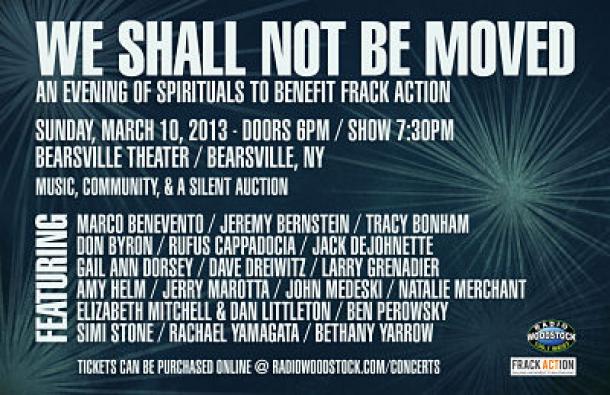 Frack Action Benefit Concert in Woodstock, New York