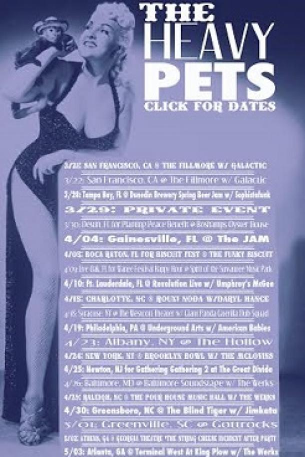 The Heavy Pets on tour this spring
