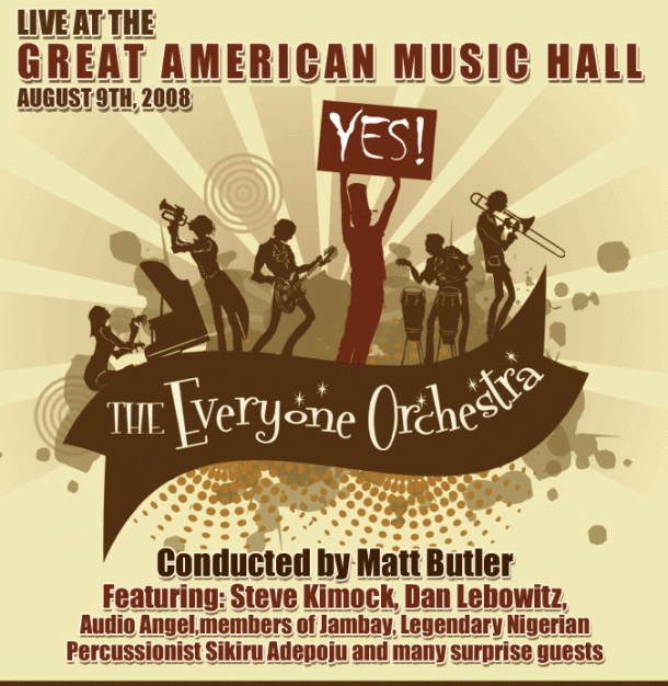 Kimock with the Everyone Orchestra in San Fran