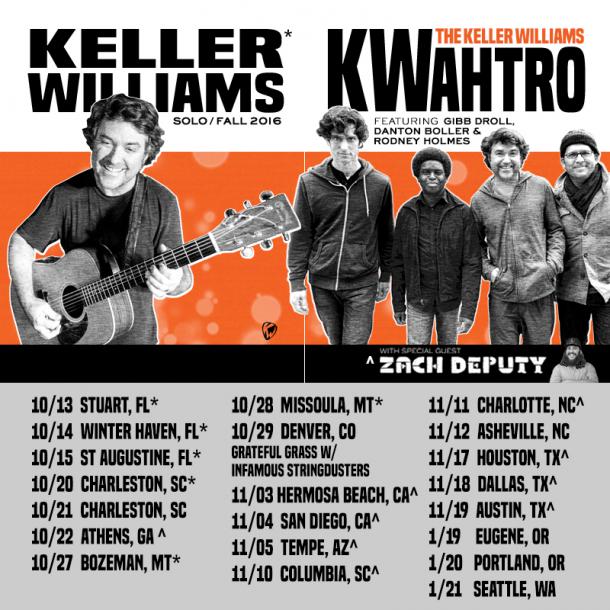 Keller Williams Announces Fall 2016 Dates | Grateful Web