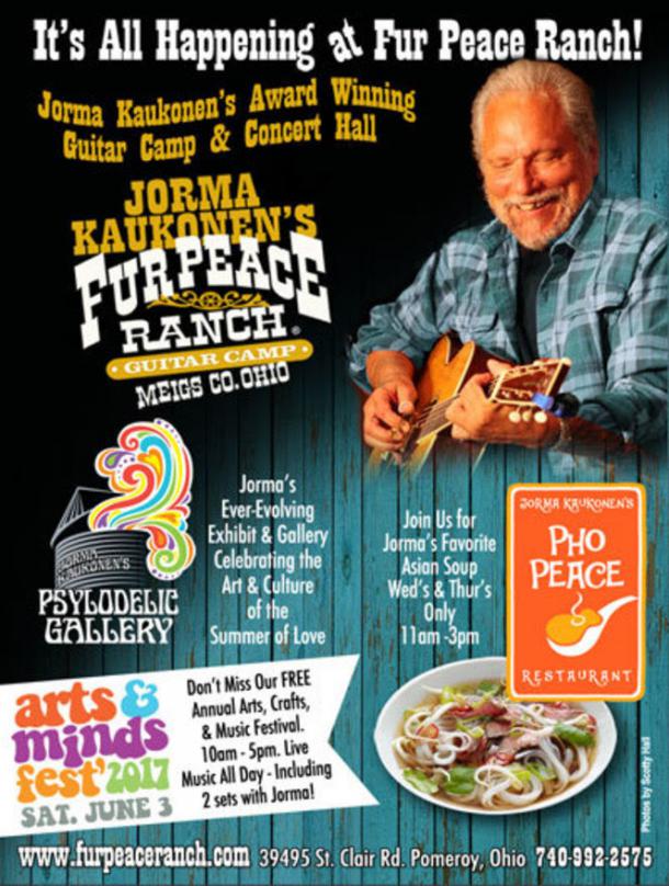 It's All Hppening at Jorma Kaukonen's Fur Peace Reach
