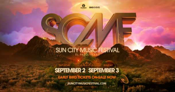 Disco Donnie Presents and SMG Events Announce the 7th Annual Sun City Music Festival in El Paso, TX - 9/2 and 9/3