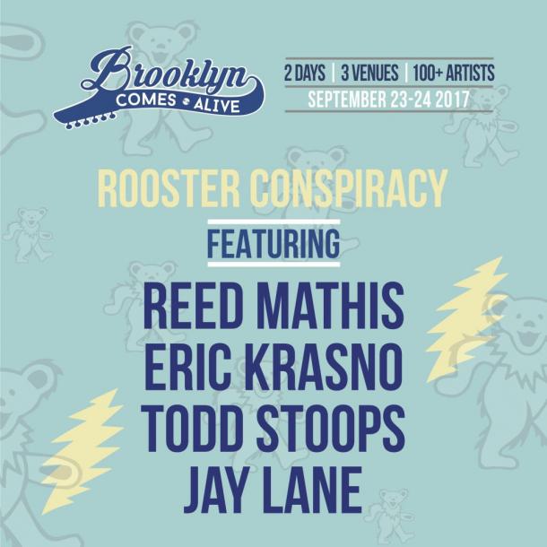 Eric Krasno To Join Reed Mathis, Todd Stoops, & Jay Lane For Funky Dead Set At Brooklyn Comes Alive