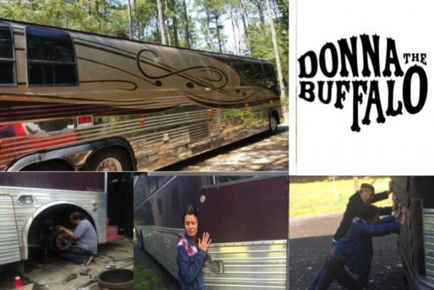 Help Donna the Buffalo Get a New Bus! Perform with the Band, House Concerts, Tickets