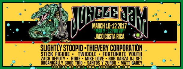 Pura Vida! JUNGLE JAM Returns to Jaco, Costa Rica March 10-12, 2017