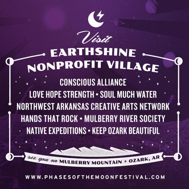 Phases of the Moon Music + Art Festival AnnouncesEarthShine Nonprofit Village
