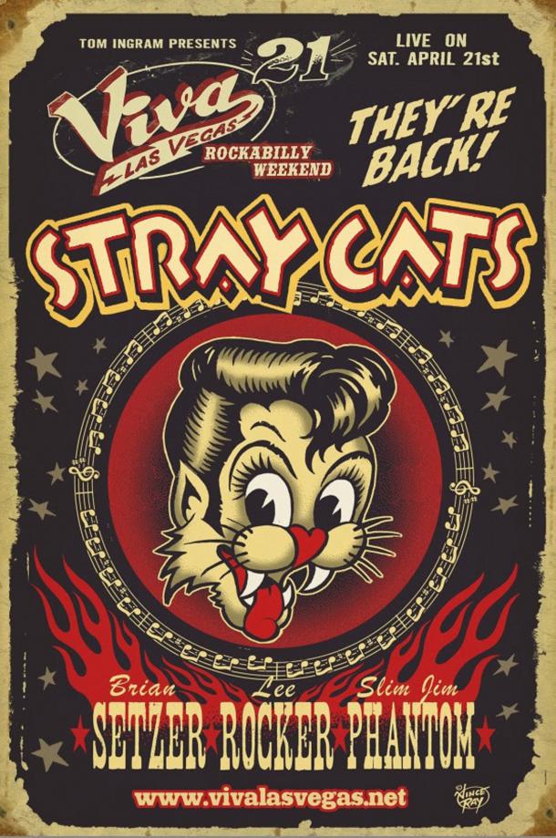 Stray Cats To Reunite For First North American Performance