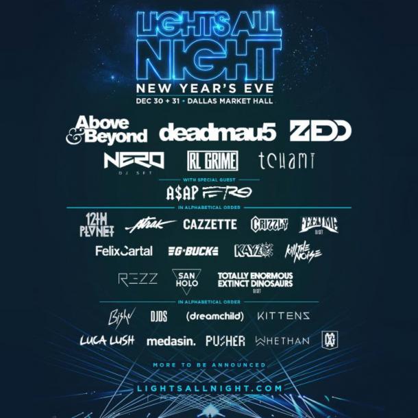 LIGHTS ALL NIGHT -- TEXAS' LARGEST NEW YEAR'S EVE PARTY