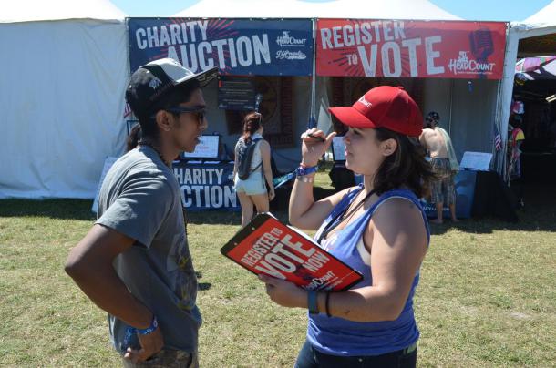 Social Action Village Organized by HeadCount and Clean Energy Advisors Makes it Fun for Music Fans to Do Good