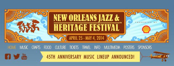 New Orleans Jazz & Heritage Festival