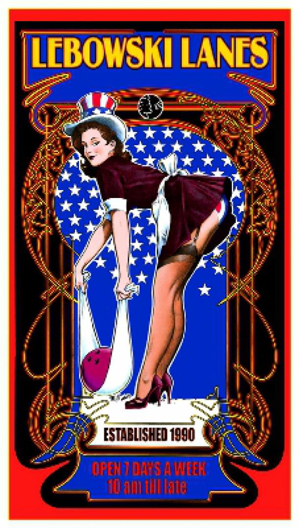 Lebowski Lanes | poster by Bob Masse