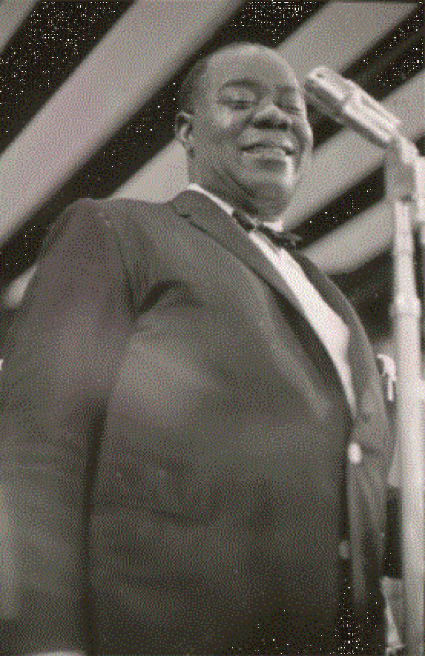Louis Armstrong - photo by Jack Bradley