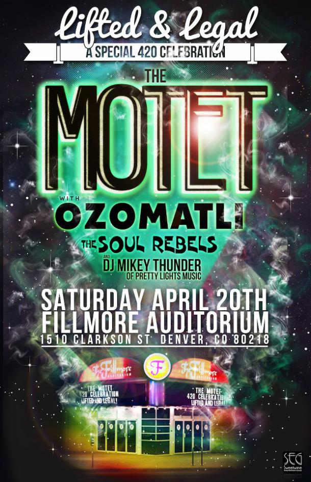 The Motet's 4/20 even spectacular at the Fillmore in Denver
