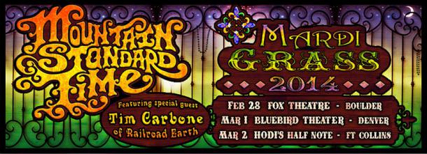 MST with RRE's Tim Carbone for Mardi Grass shows!