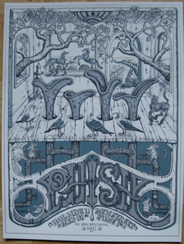 RARE Phish Print (color variant) - Holmdel 2011