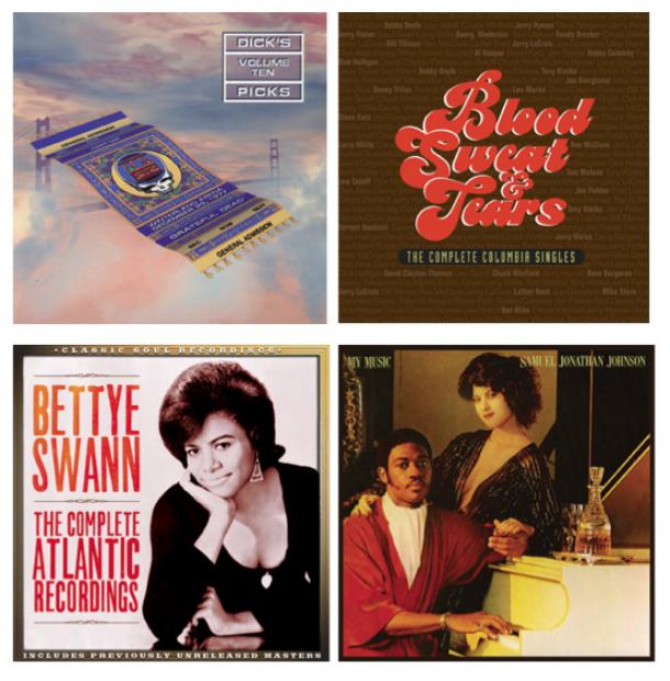 Blood, Sweat & Tears, Bettye Swann, Samuel Jonathan Johnson, and Grateful Dead