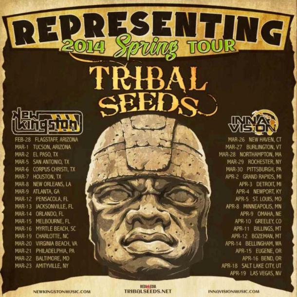 Tribal Seeds headlines the REPRESENTING Tour