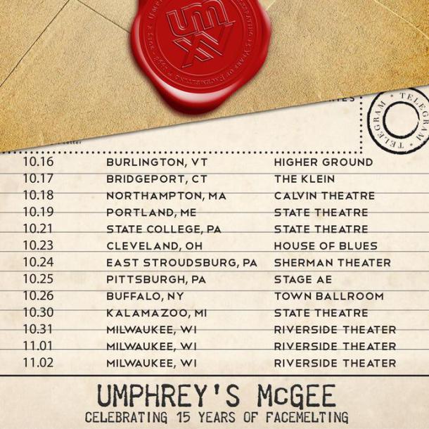 Umphrey's McGee 2013 Fall Tour