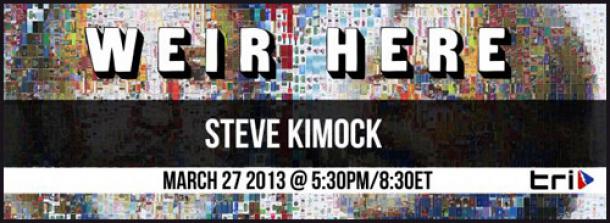 live webcast on March 27th, 2013 from TRI Studios