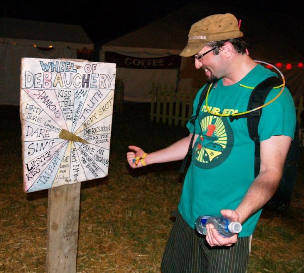 Phil Emma gets ready for Bonnaroo 2010