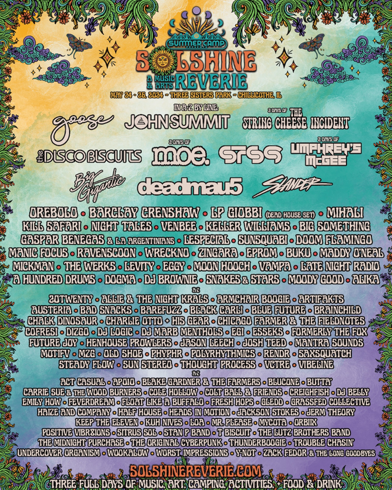 Solshine Reverie reveals set times, additional stages, and final programming ahead of debut edition