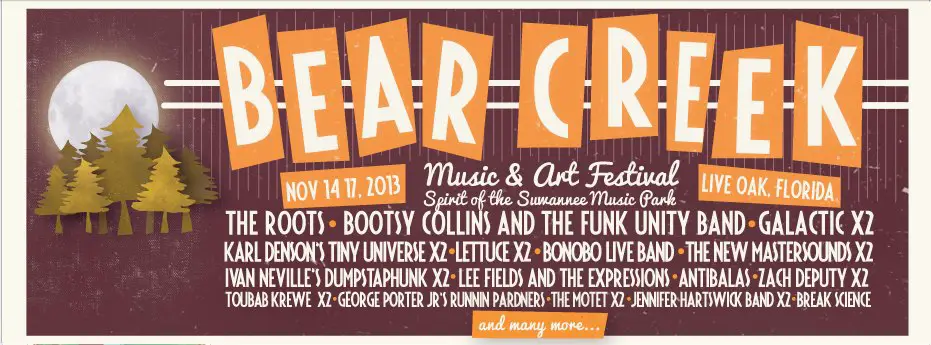 Bear Creek Music Festival 2013 | Preview