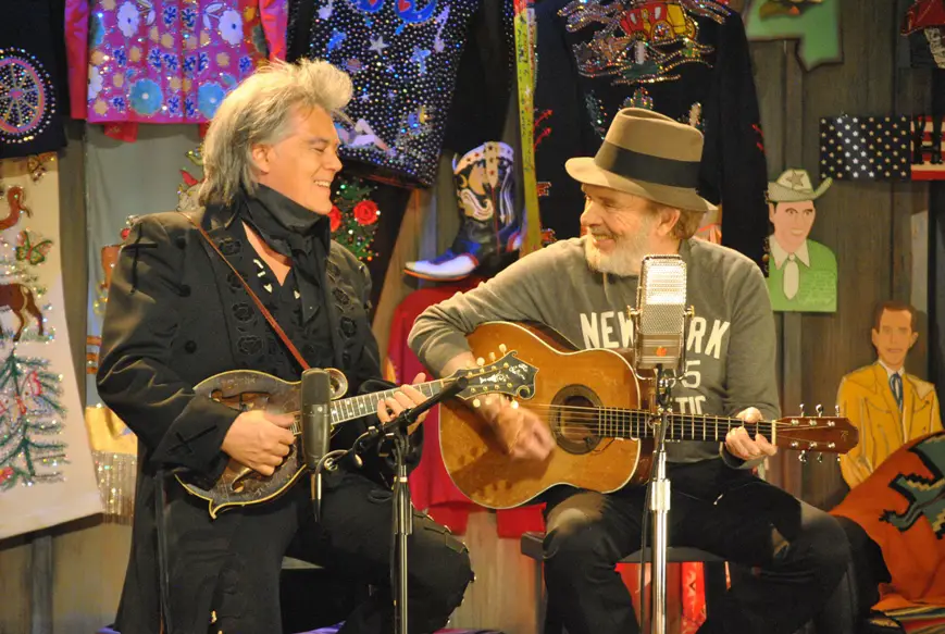 Merle Haggard and Marty Stuart Wrap Filming