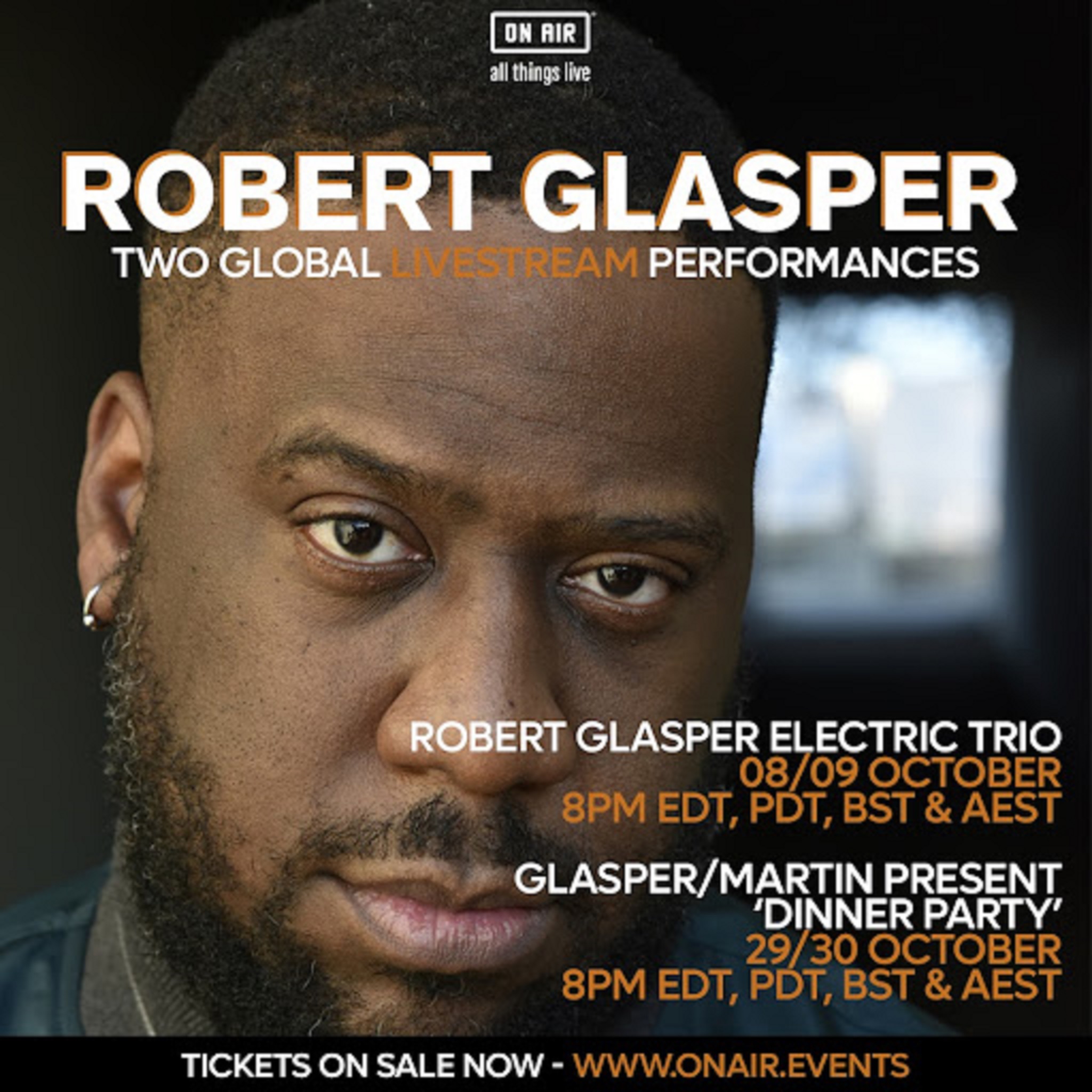 Robert Glasper Announces Two Live Stream Events In Partnership With On Air