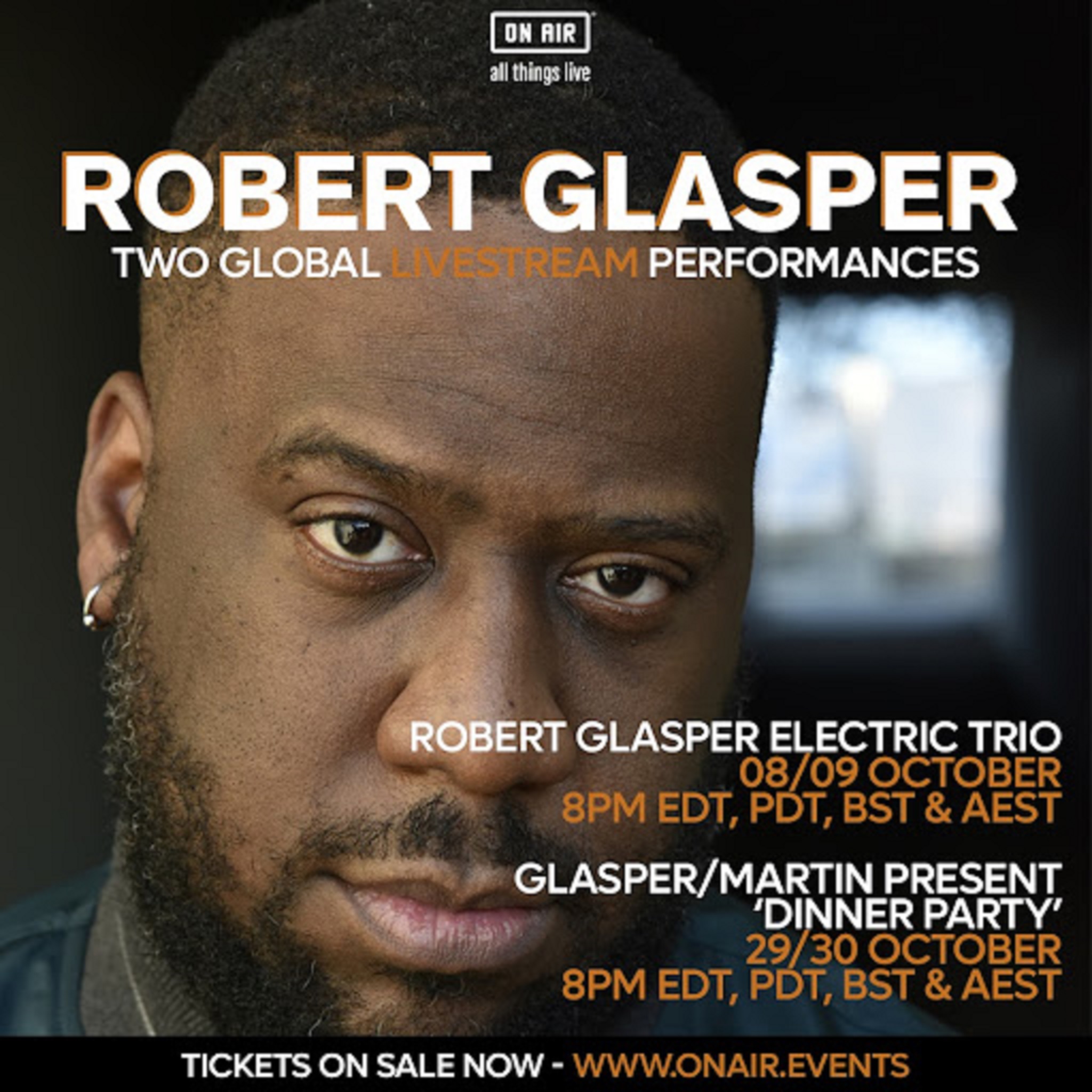 Robert Glasper Announces Two Live Stream Events In Partnership With On Air Grateful Web