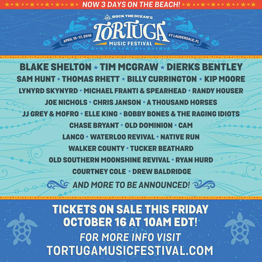 Tortuga Music Festival Lineup Announces 2016 Lineup Grateful Web