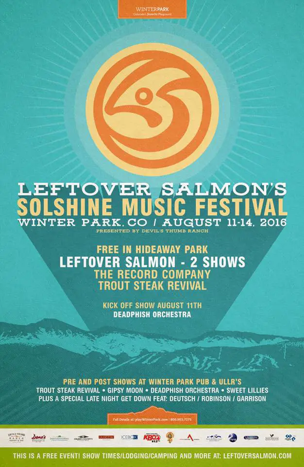 Leftover Salmon's SolShine Music Festival