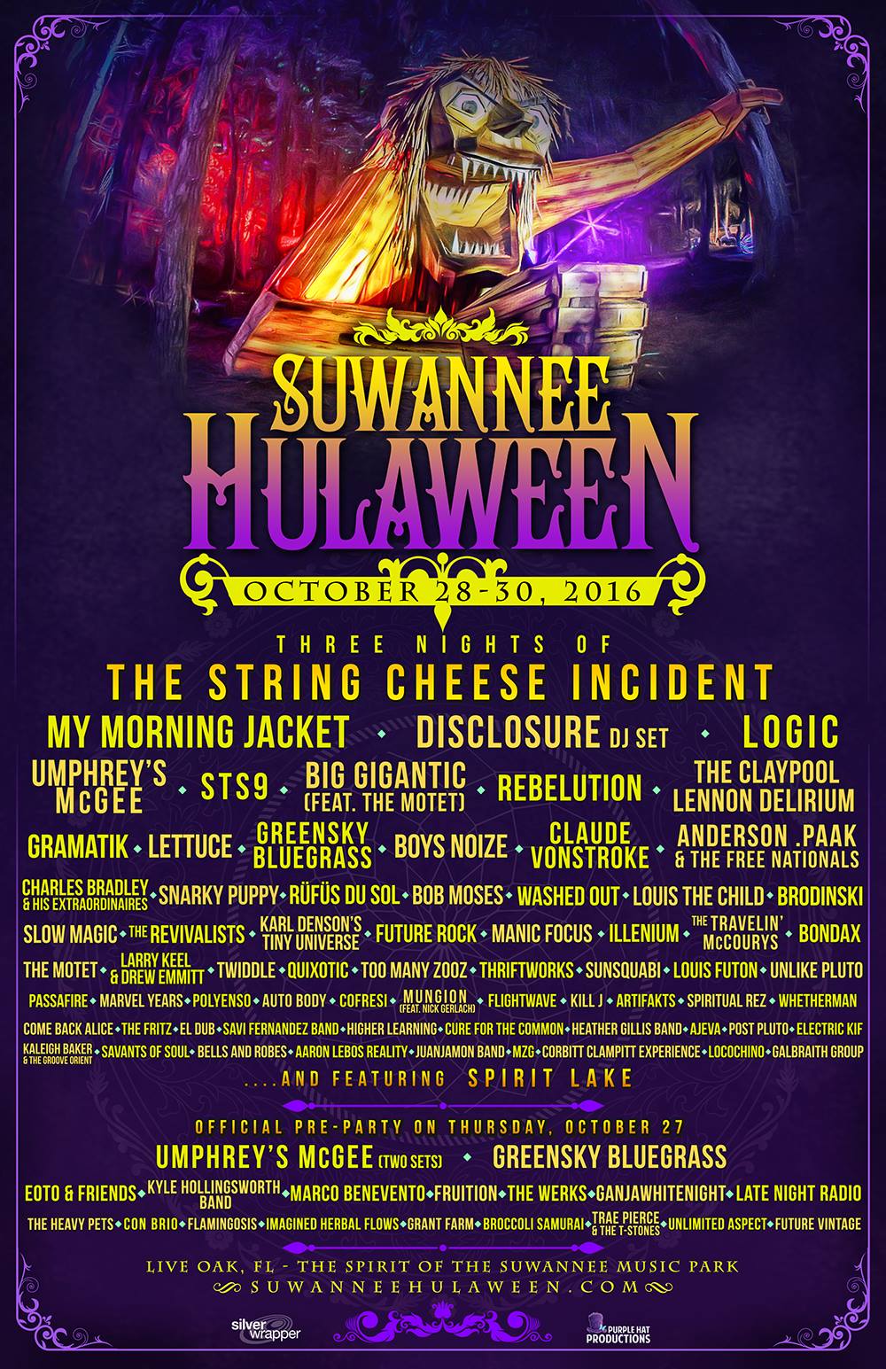 Suwannee Hulaween Announces Phase 2