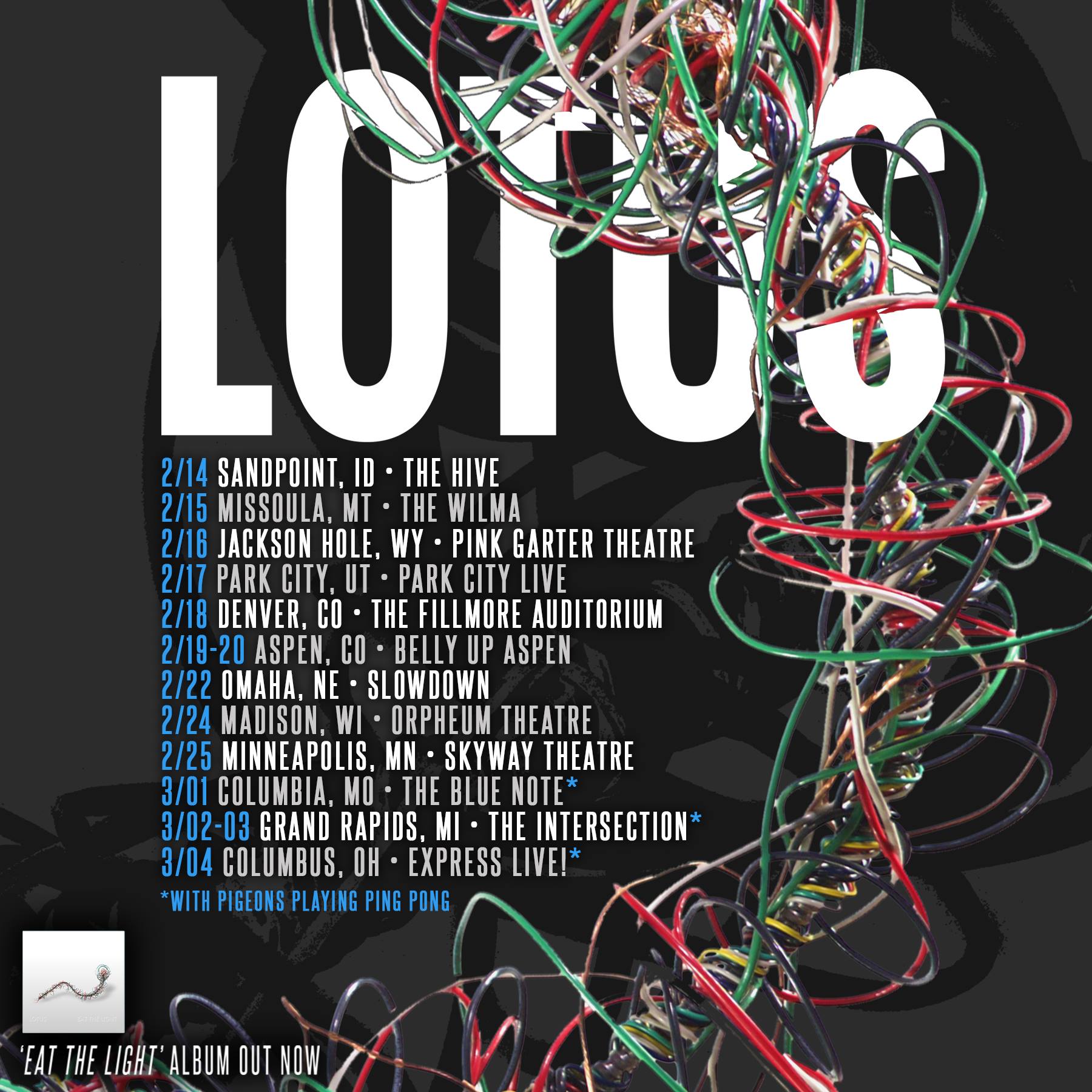 Lotus Announces More Tour Dates for 2017