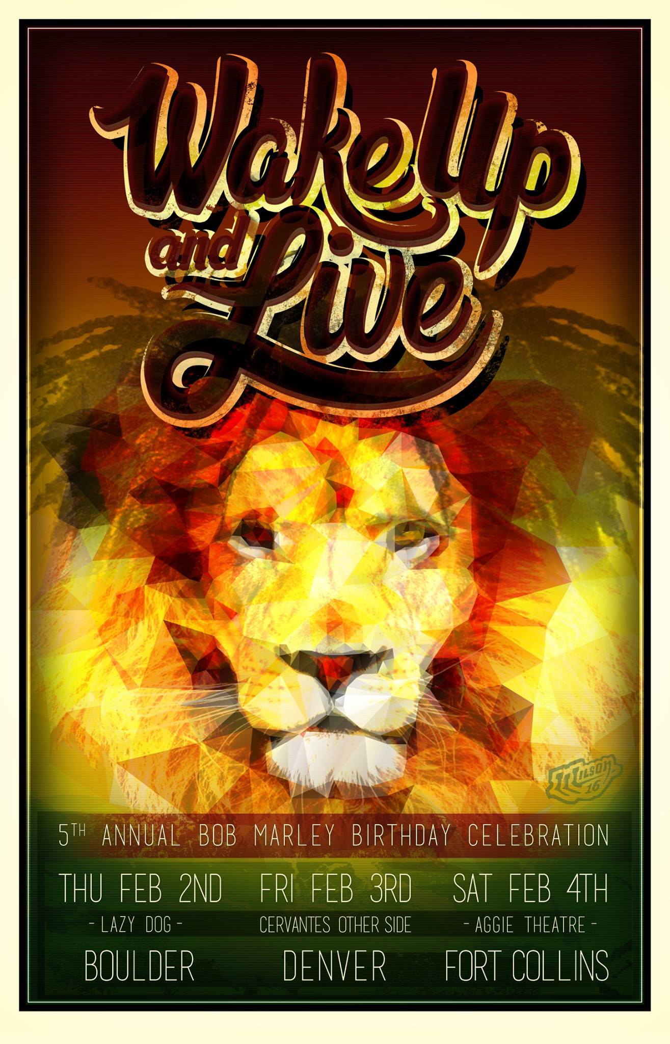 5th Annual Bob Marley Birthday Celebration with Wake Up and Live