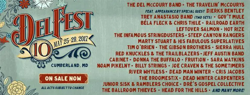Delfest announces special sets for 10th Anniversary
