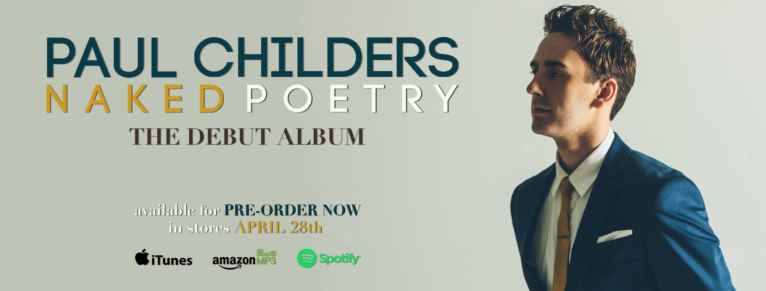 Paul Childers Debut Release 'Naked Poetry'