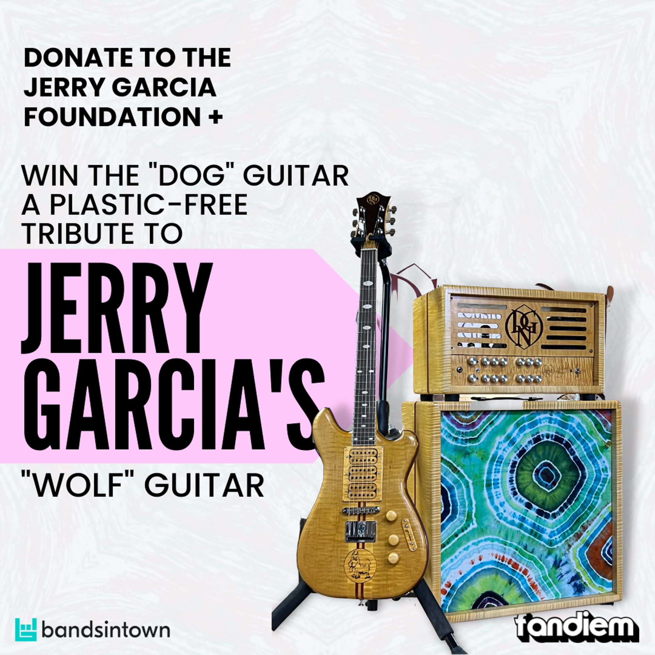 Fundraiser Sweepstakes to Celebrate Jerry Garcia's 80th Birthday Gives Away 1-of-1 Recreation of Jerry's "Wolf" Guitar