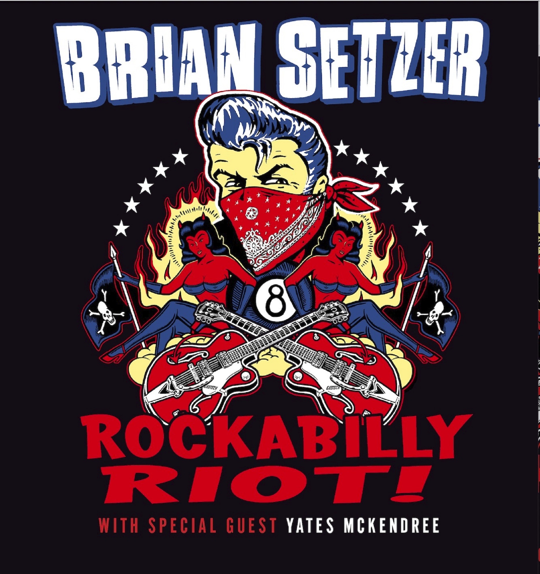 BRIAN SETZER Names Top Five Songs That Served As His Influences As He Gears Up For February And March 2024 Dates