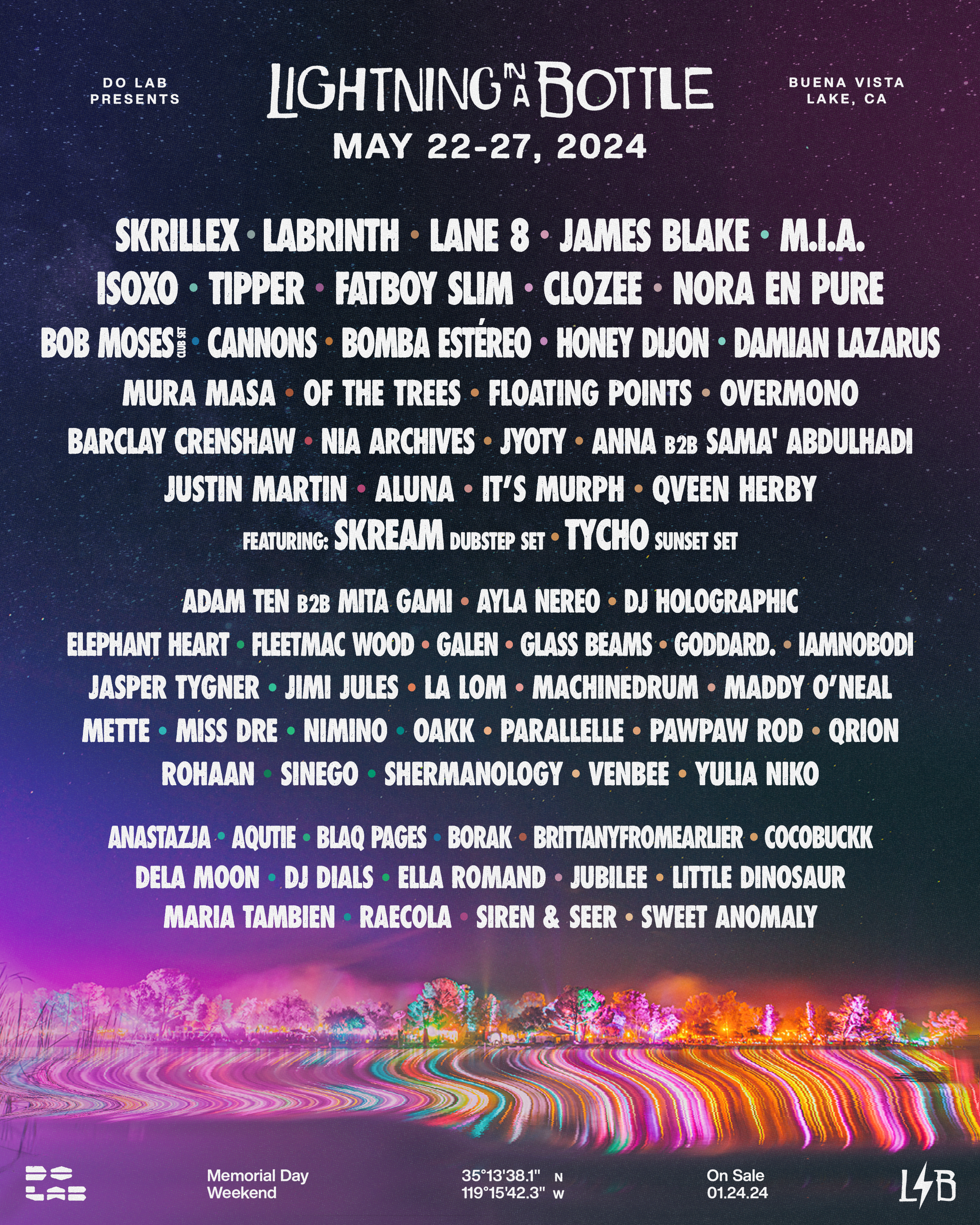 Lightning in a Bottle Announces 2024 Lineup