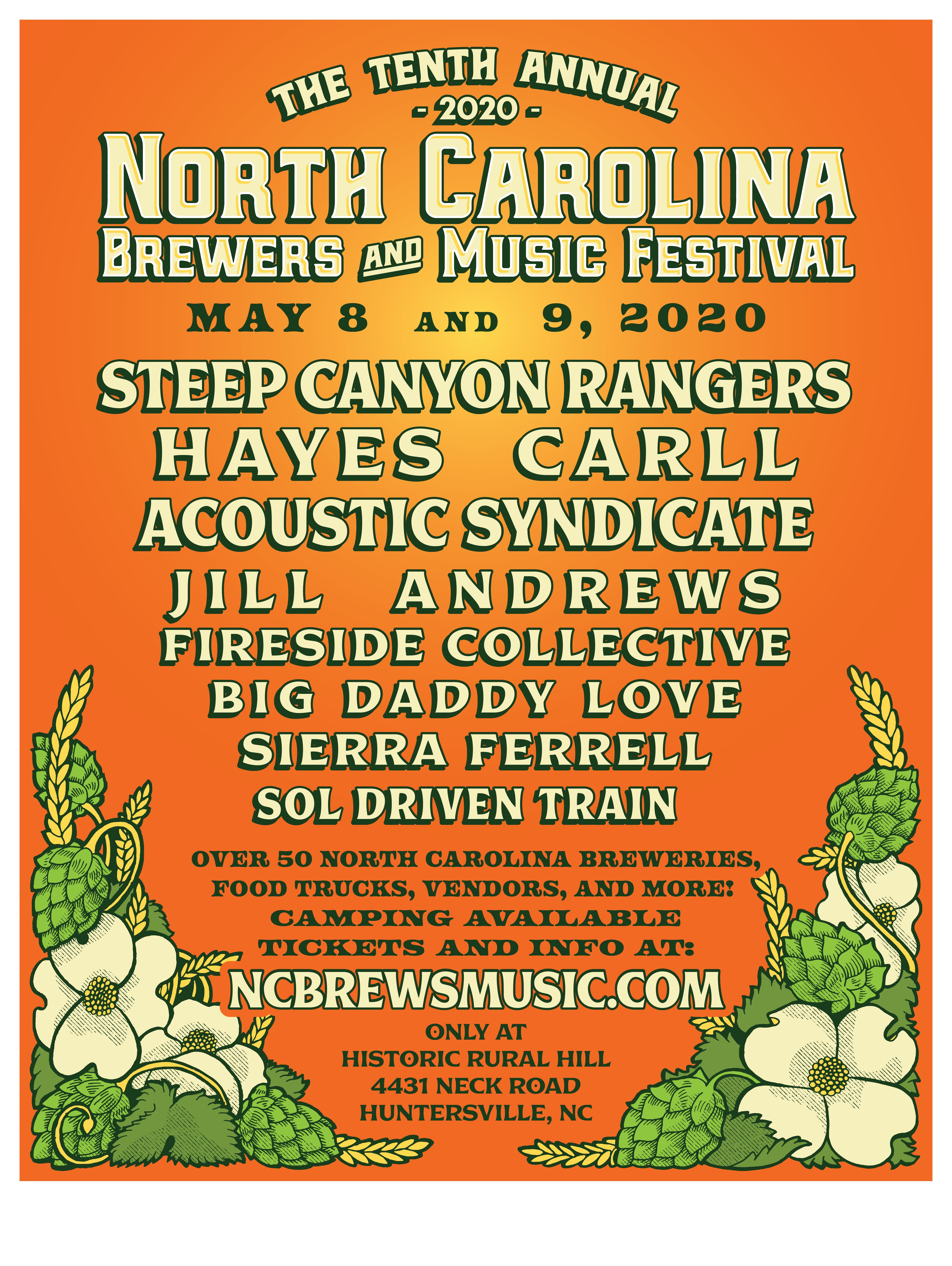 Steep Canyon Rangers to Headline 10th Annual NC Brewers and Music Festival