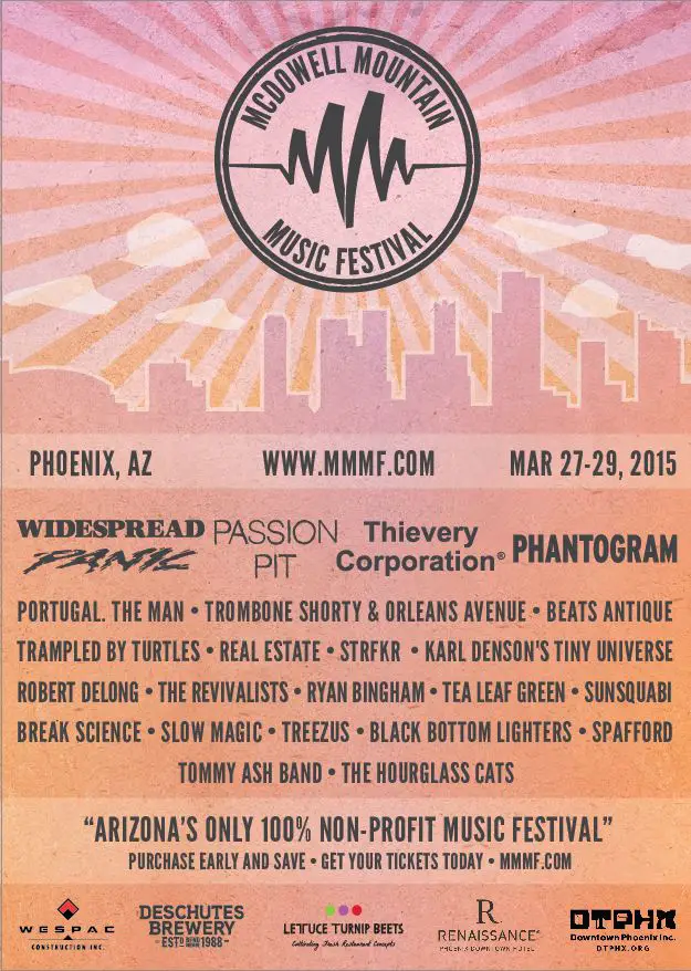 McDowell Mountain Music Festival Announces Lineup