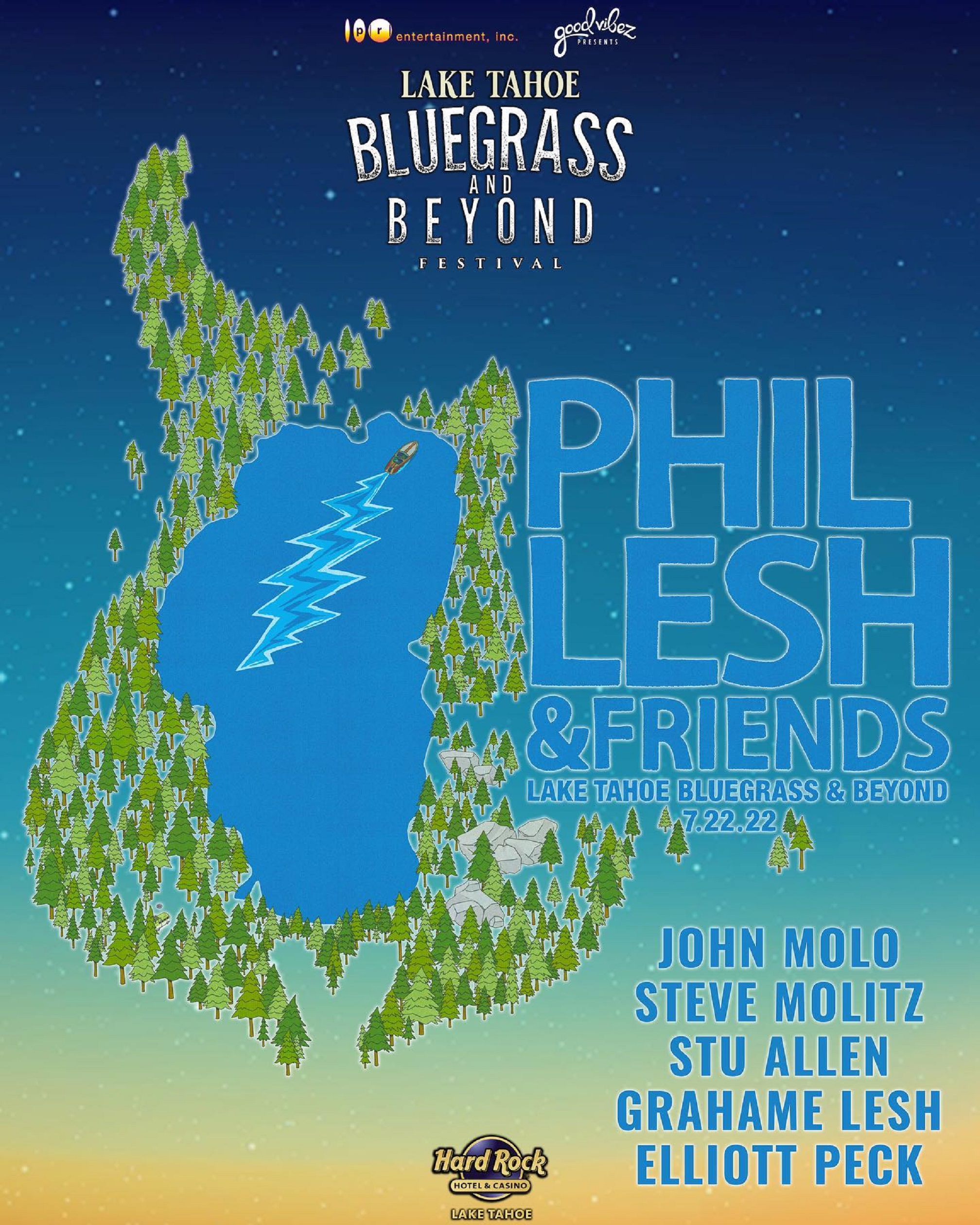Phil Lesh & Friends confirmed for Friday, July 22