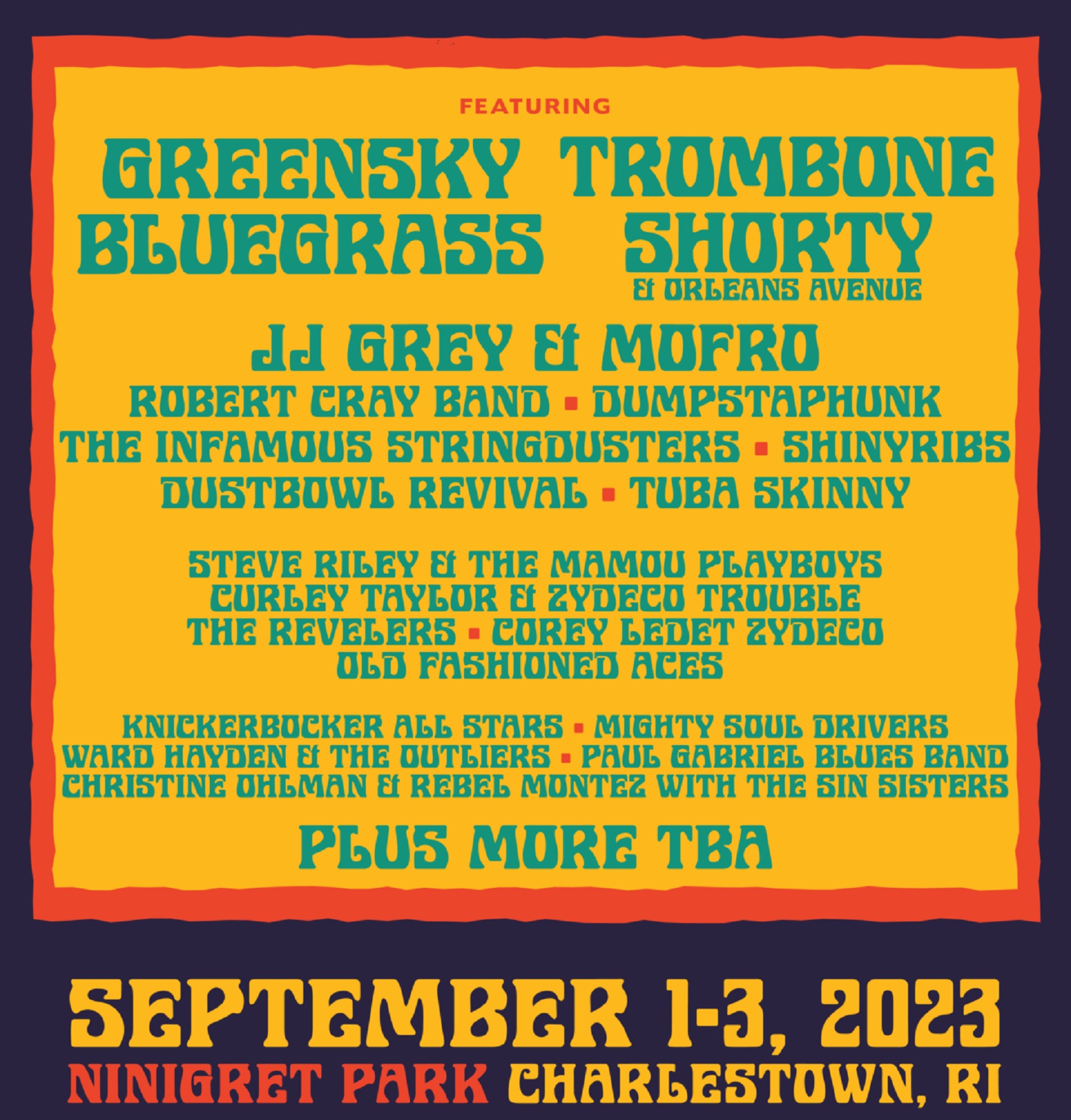 Greensky Bluegrass, Trombone Shorty and Dumpstaphunk to Headline the 25th Rhythm & Roots Festival