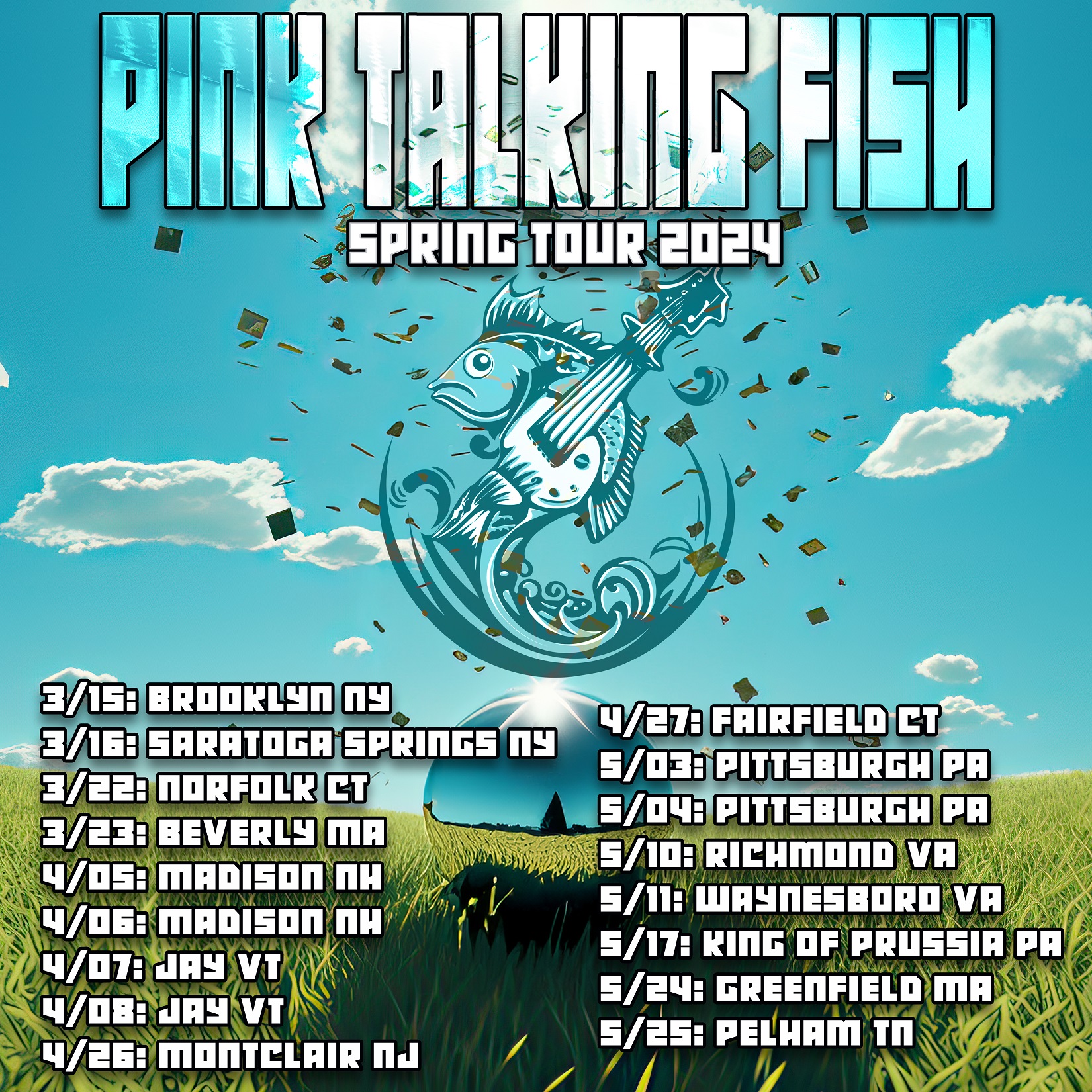 PINK TALKING FISH ANNOUNCE 2024 SPRING TOUR