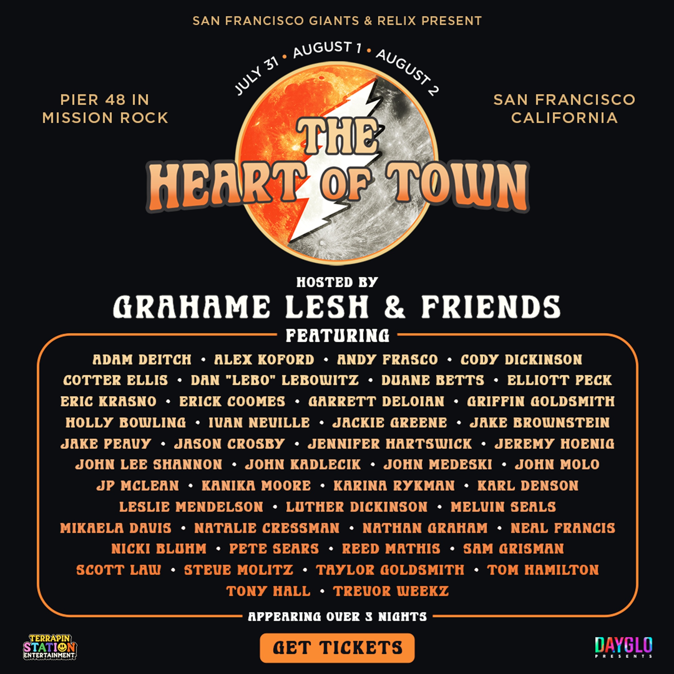 Grahame Lesh & Friends To Host Three-Night Concert Series At Pier 48 Celebrating Grateful Dead’s 60th Anniversary